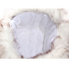 chapka synthétique blanche et fausse fourrure doublée polyester