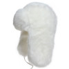 chapka fausse fourrure blanche