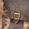 chapka vintage marron pour homme et fausse fourrure
