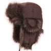 chapka synthétique marron pour enfant