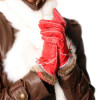 gant pour femme coloris rouge