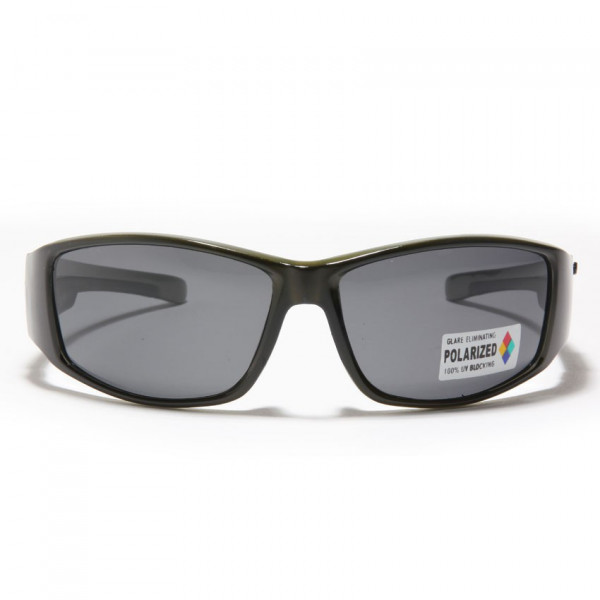 lunettes de soleil lentille polarisante monture kaki