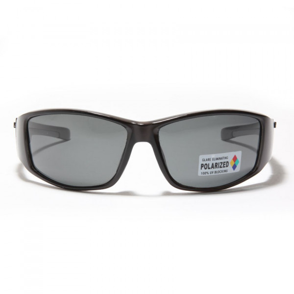 lunette de soleil polarisante monture grise vision grise