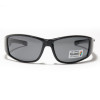 lunette de soleil polarisante monture noir vision grise