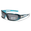 lunette de soleil polarisée monture bleue