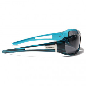 lunette de soleil polarisée monture bleue