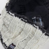 bandeau de ski laine tricot beige doublé polaire
