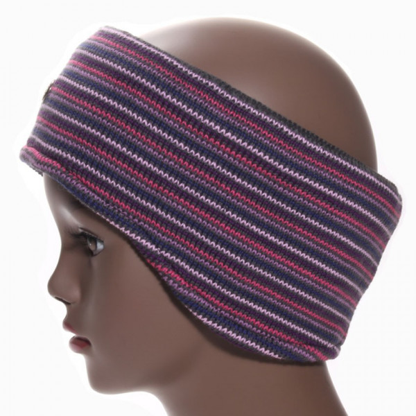 bandeau de ski violet pour femme