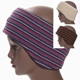 bandeau de ski rayé