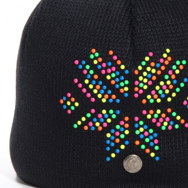 perles colorées en forme de flocon de neige