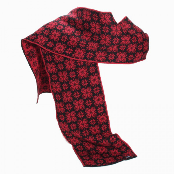 écharpe rouge et noir