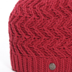 maille tricot rouge