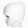 bonnet court coloris blanc