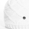 bonnet tricot maille blanche