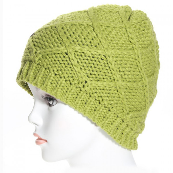 bonnet court vert anis