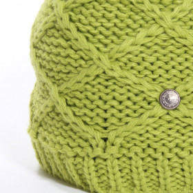 bonnet acrylique vert anis