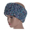 bandeau ski bleu multicolore