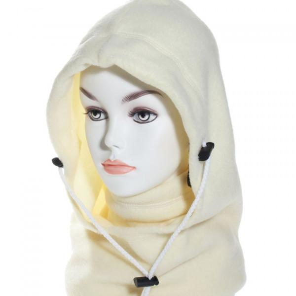 Cagoule polaire femme jaune - LA BELLE QUEBEC - cag360