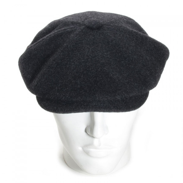 casquette laine et cachemire coloris gris