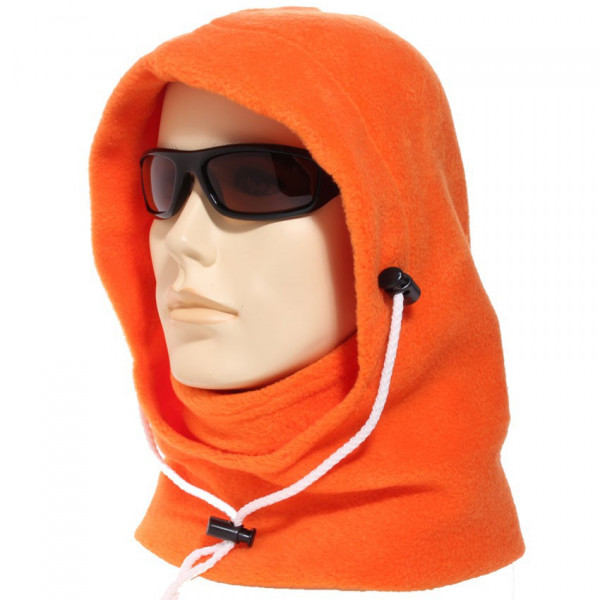 cagoule canadienne polaire coloris orange