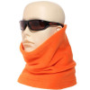 cagoule canadienne polaire coloris orange en tube