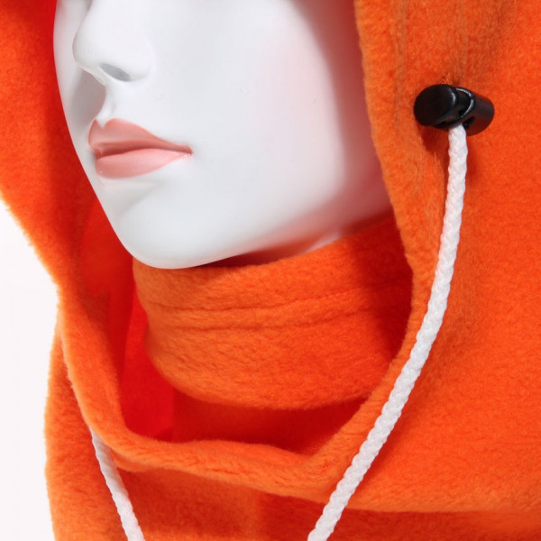cagoule canadienne polaire orange