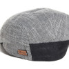 casquette d'été en lin et coton gris