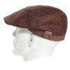 casquette en lin coloris marron