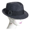 chapeau feutre femme coloris gris