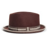 Chapeau feutre porkpie marron - Susan - Herman