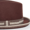 Chapeau feutre porkpie marron - Susan - Herman