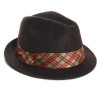 chapeau feutre femme coloris marron