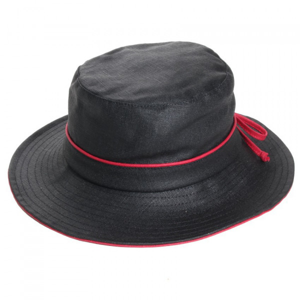 chapeau pluie noir