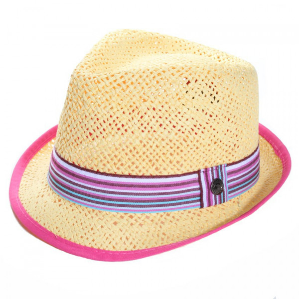 chapeau de paille trilby