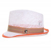 chapeau paille enfant coloris blanc