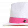 chapeau galon rose