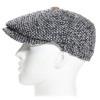 casquette gavroche laine tweed gris