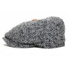 casquette gavroche laine tweed gris