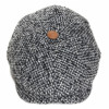 casquette gavroche laine tweed gris