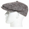 casquette gavroche tweed marron