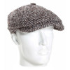 casquette gavroche tweed marron