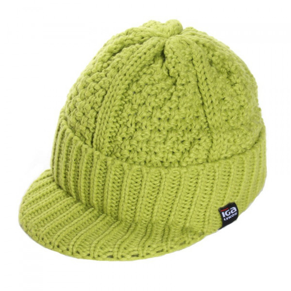 bonnet visière vert anis
