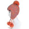 bonnet péruvien pompon orange