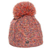 bonnet laine orange multicolore