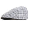 casquette cuir et coton coloris noir
