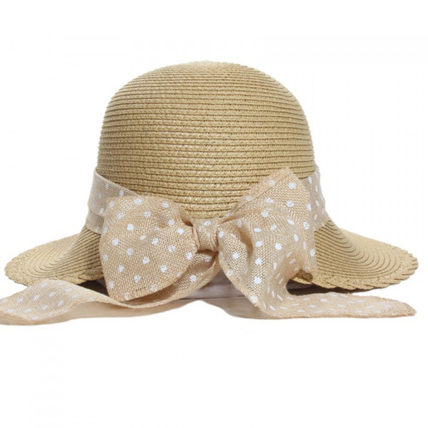 Demi capeline paille cousue beige - Florence - Modissima