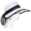 capeline paille blanche