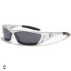 lunette de soleil vision noir monture gris argent