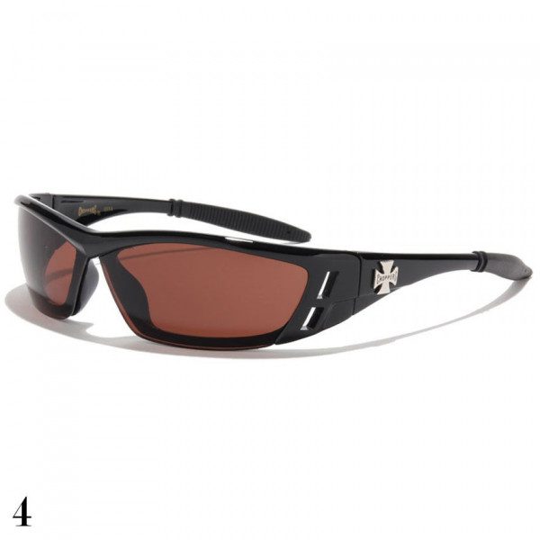 lunette de soleil vision marron monture noir