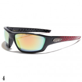 lunette de soleil monture rouge
